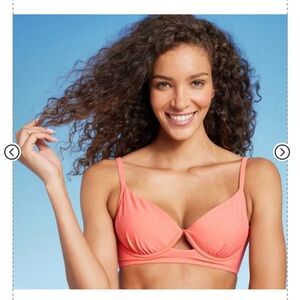 Shade Shore peach push up bra  adjustable size 34DD